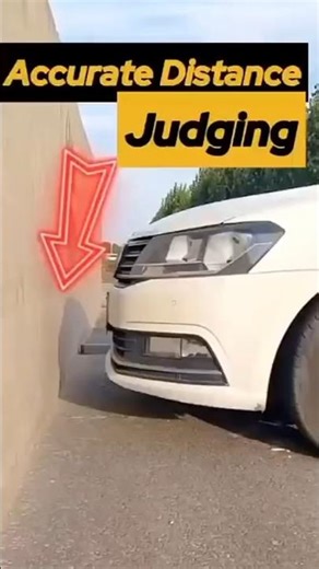How to Judge Distance Like a Pro.#drivingtips