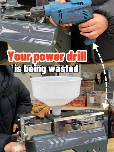 Transform Your Power Drill into a Rice Mill