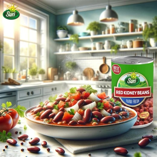 Why settle for less when you can have the best? Suri Red Kidney Beans are not only affordable but also superior in quality compared to other brands. With no long cooking times required, they are ready to eat in under two minutes, making them the ideal choice for quick and delicious meals. 𝑾𝒊𝒕𝒉 𝑺𝒖𝒓𝒊 𝒚𝒐𝒖 𝒌𝒏𝒐𝒘 𝒚𝒐𝒖 𝒂𝒓𝒆 𝒈𝒆𝒕𝒕𝒊𝒏𝒈 𝒕𝒉𝒆 𝒃𝒆𝒔𝒕! #SuriFood #ILoveSuriBrand #SuriTrading #SuriRedKidneyBeans #FlavorfulCooking #HeartyMeals #CookingInspiration #SuriEssentials #Tas
