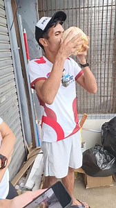 How to Drink and Eat Buko (Coconut) Filipino Style 🌴🥥😅 Teach Michelle McDonald #funnymoments #happy #enjoy | Welfredo Piano