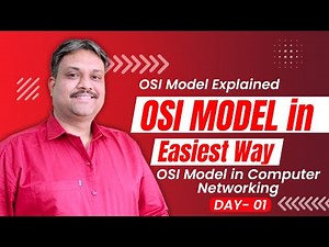 OSI MODEL in easiest Way in Hindi | day-1 | osi model explained | osi model in computer networking