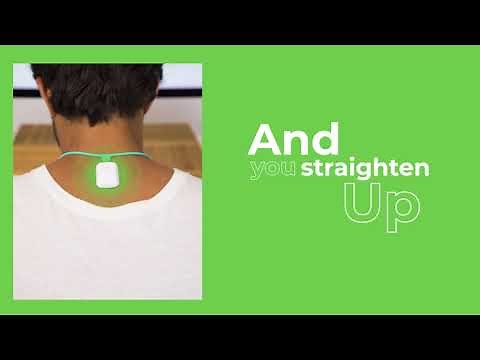 UPRIGHT GO 2 - The #1 Smart posture trainer, when you slouch - it vibrates & You straighten up
