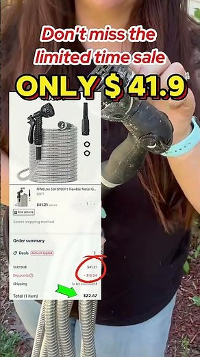 Durable Garden Hose Review: Metal, Flexible, and Long-Lasting!#gardenhose #metalhose