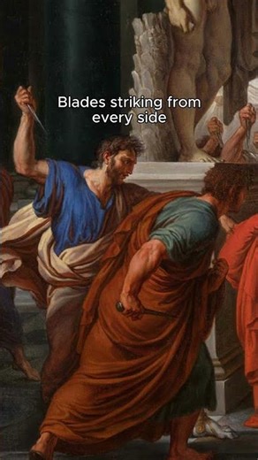 The Death of Julius Caesar by Vincenzo Camuccini (1798) #art #painting