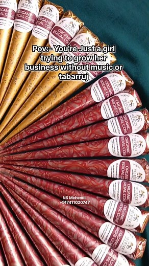 Organic henna cones ❤️ customized cones for mehendi ceremony| 100% natural mehendi products | Islam