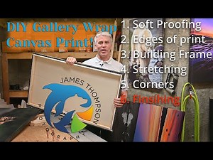 DIY Gallery Wrap Canvas Prints