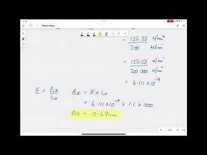 How to use Poisson's Ratio in simple Stress & Strain Calculations - Example 3