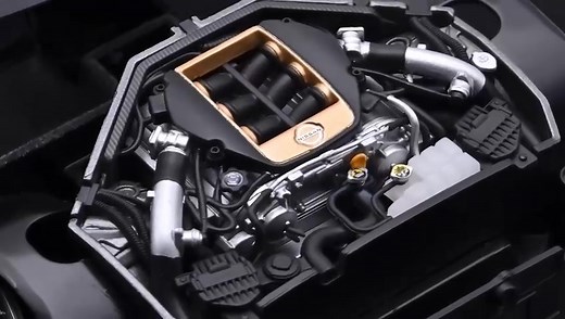 1:18 NISSAN GT-R50 BY ITALDESIGN (GREY / GOLD). Item No. 77510 | AUTOart models (Official)