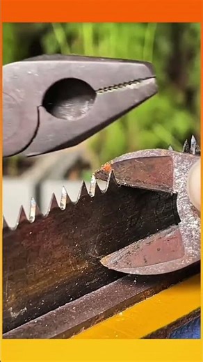 Technique for sharpening saw teeth to restore sharp points for smoother and more efficient cutting.