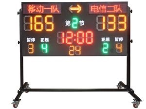 [Hot Item] High Brightness Outdoor Waterproof Portable Wireless Remote Control Basketball Scoreboard 24 Seconds Countdown LED Score Board