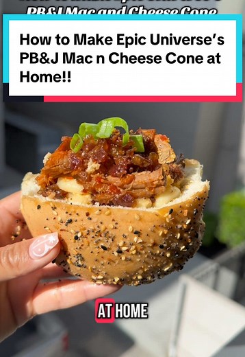 Making Epic Universe’s PB&J Mac n Cheese Cone at Home!