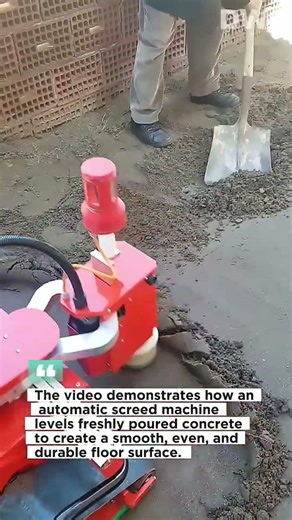 Automatic Floor Screed Leveling Machine – Fast and Precise Concrete Finishing