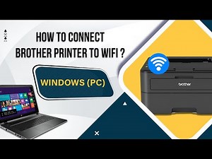 How to Connect Brother Printer to WIFI (Windows) #brother #printer #windows