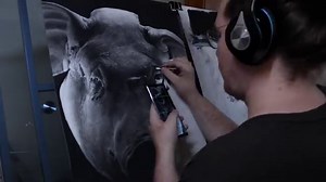 These Hyperrealistic Charcoal Portraits by Dylan Eakin are Incredible