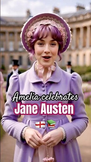 Regency Amelia celebrates Jane Austen 🪶