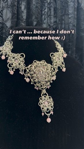 DAINTYDISAST3R ❤️🖤 on Instagram: "making freehand chainmaille has been one of my favourite things to do, but it does come with some challenges - one being my ability to replicate pieces!! I personally don’t always consider this a challenge, because it means your item of jewellery is truly 1/1. What I will always suggest in this instance, is to make something similar. Taking elements you like about a piece, and external features you desire!! And I think all chainmaillers who do freehand work can