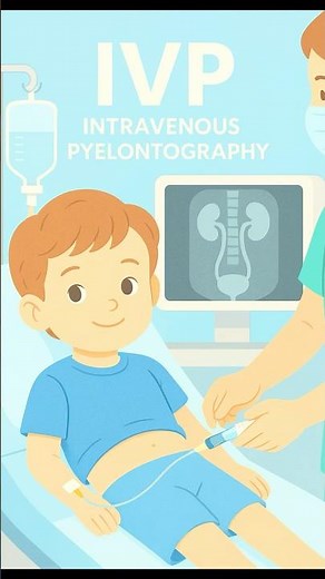 IVP X-Ray Procedure in a 5-Year-Old Child | Intravenous Pyelography Explained #shorts