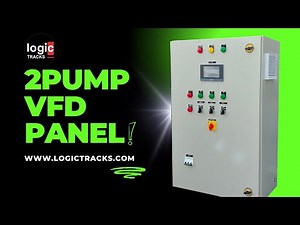 VFD booster pump control panel for twin pump / multi pump pressure booster system#controlpanel #pump