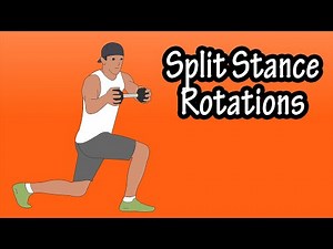 How To Do, Perform Split Stance Core Dumbbell Rotations
