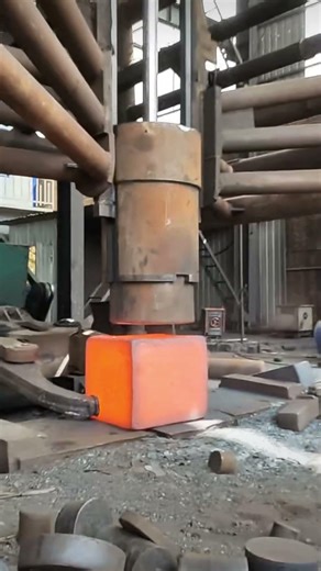 机械施工打铁锻造#machine #decompression #shorts