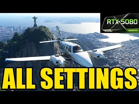 MICROSOFT FLIGHT SIMULATOR RTX 5080 4K ✅ALL SETTINGS✅ ✅DLSS ON & OFF✅