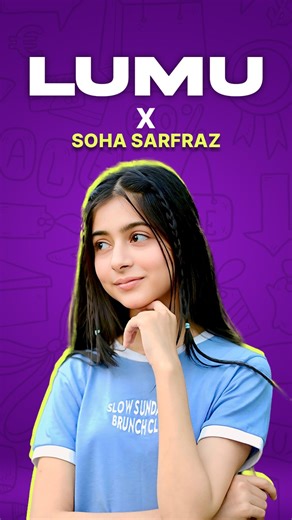 Soha Sarfraz on Instagram: "Quality chahiye, options bhi or trust bhi? Phr to choice simple hy… LUMU! LUMU k sath milti hy quality, variety or convenience… sb aik jagah. Abhi app install karo, get extra 5% discount and explore 100+ categories of authentic finds. Why settle for average shopping when you can do better? #lumu #lumupk #explore #onlineshopping #reelsvideo"
