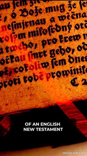 74K views · 1.8K reactions | The History Of The Bible In England #reels #bible #biblehistory #mysterious #mysteryunsolved #historyreels | Origins Explained | Facebook