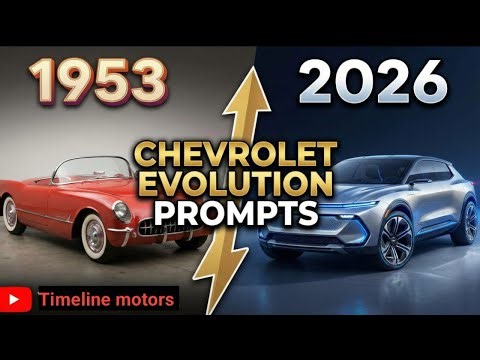 Take a journey through time and witness the incredible evolution of the Chevrolet Corvette from 1953