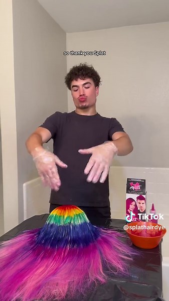 Bold Hair Colors for Pride with Splat Hair Dye