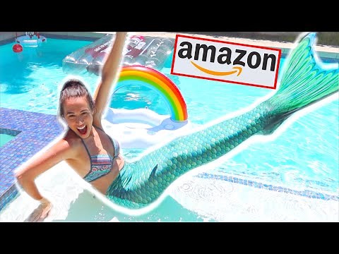 TESTING WEIRD POOL TOYS FROM AMAZON!
