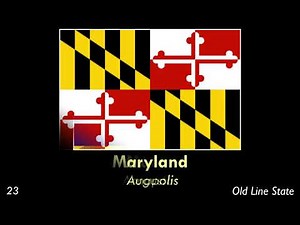 50 US State Flags :: State Names :: Capital Cities