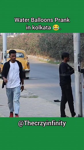 Water Balloons Prank in kolkata #comedy #funny | The Crazy Infinity