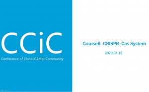 【iGEM CCiC】CCiC合成生物学系列课程Course 6. CRISPR-Cas