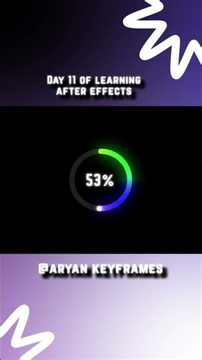 Day 11 : Loading Animation | Aryan Keyframes #aftereffects #learnwithme #day8 #editing