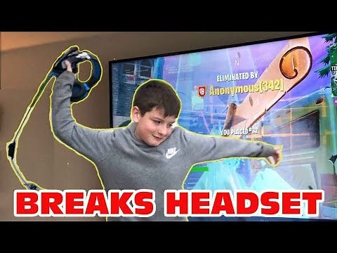 Kid Temper Tantrum RAGES OVER FORTNITE Season 8 And BREAKS His Headset [Original]