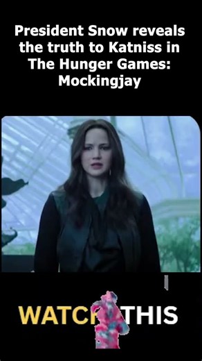 President Snow reveals the truth to Katniss in The Hunger Games Mockingjay