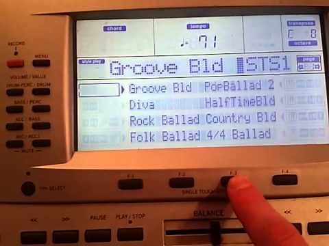 Korg PA80 midi setup