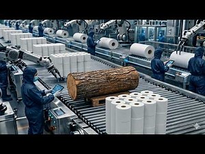 You’ll Be Shocked: How Charmin Turns Giant Wood Logs Into Ultra-Soft Toilet Paper (Full Process)