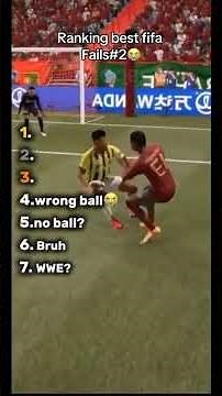 Ranking the Funniest FIFA Fails 🤣⚽ #Shorts