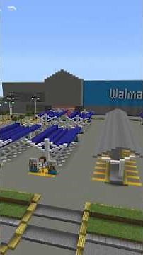Construí un Walmart gigante en Minecraft y esto pasó