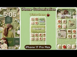 This iPhone Setup Feels Like Therapy 🧸🍃✨iOS 26 Customization, Cute Homecreen & Lockscreen Setup 🍁🍃