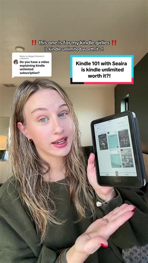 Replying to @Abigail Schulze you got a kindle for Christmas now you are wondering if kindle unlimited is worth it.. let’s talk about it 🫡🫶🏼📖👀 #booktok #kindleunlimited #kindle #kindle101 #kindlehacks
