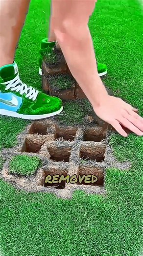 One trick transforms your entire lawn #LawnCare #GrassRepair #HomeImprovement #shorts #ytshorts