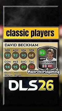🔥 DLS 26 Upcoming Legends – Classic Players Returning to Dream League Soccer 2026! ⚽✨#dls 26
