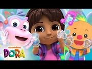 Sing & Dance w- Dora and Boots! -1 🧼 Pin Pon Sing Along Song - Dora & Friends