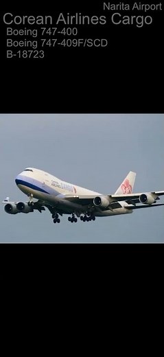 B744 ボーイング747 貨物機 大迫力 着陸 China Airlines Cargo 成田空港 ジャンボジェット #shorts #planespotting #boeing #b747