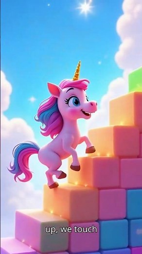 Up, Down, Spin & Dance! 🌈 Unicorn Song for Kids🦄🎵 | 3D Animated Nursery Rhymes & Kids Songs