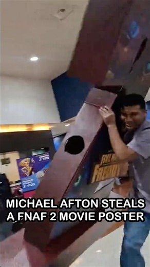 William and Michael Afton STEALS A FNaF 2 Movie Poster | FNAF 2 Movie MEME