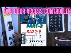 SA32-E – One Door Access Controller | installation and Full connection video |programming#trending