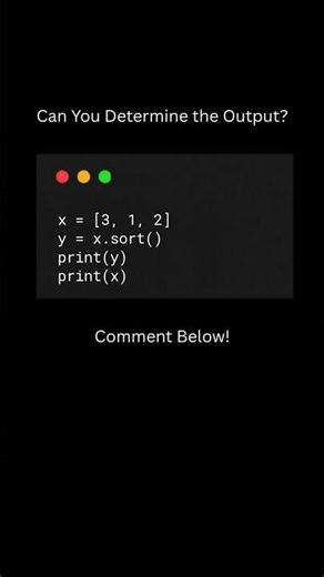 Determine the output of this python snippet!